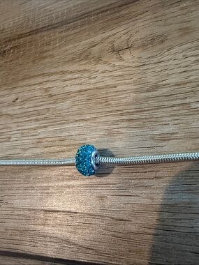 Sparkling Turquoise Crystal Bead